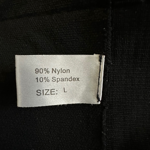 Women's maternity spandex & Nylon Tank Top Size Large Black compression - Picture 7 of 7